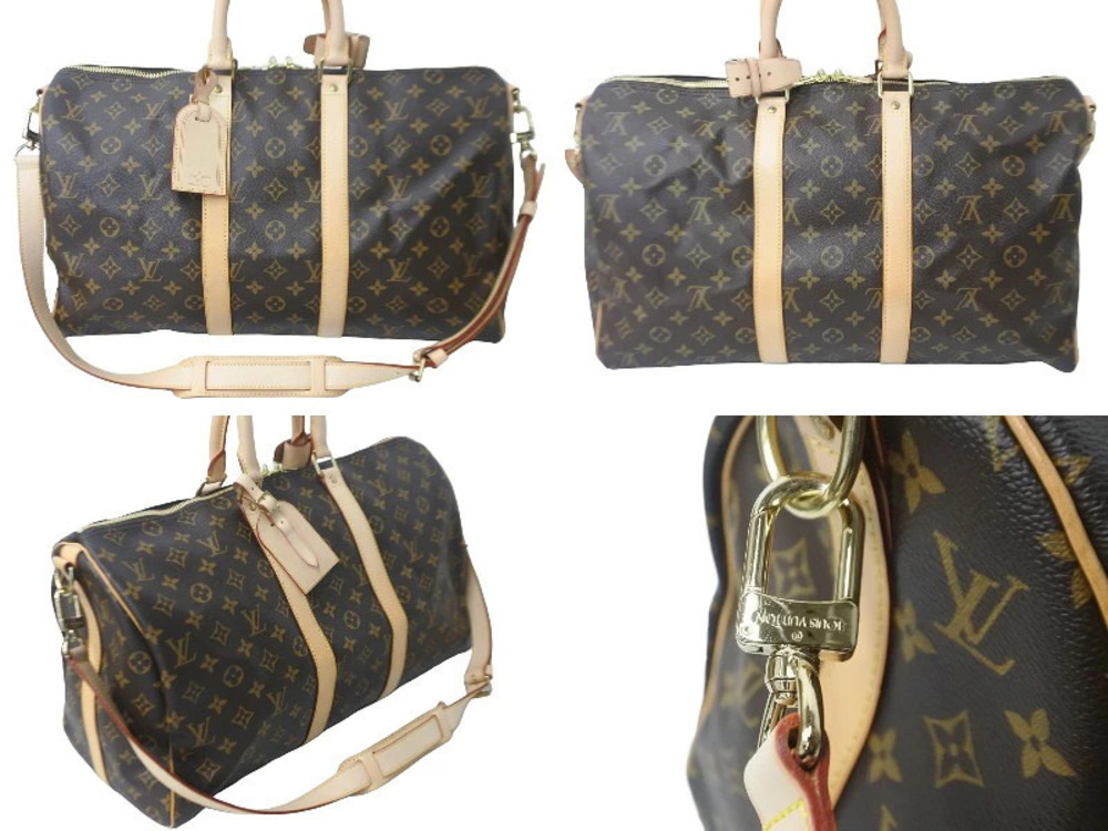 Louis Vuitton bag Boston Bandouliere Keepall Monogram Brown